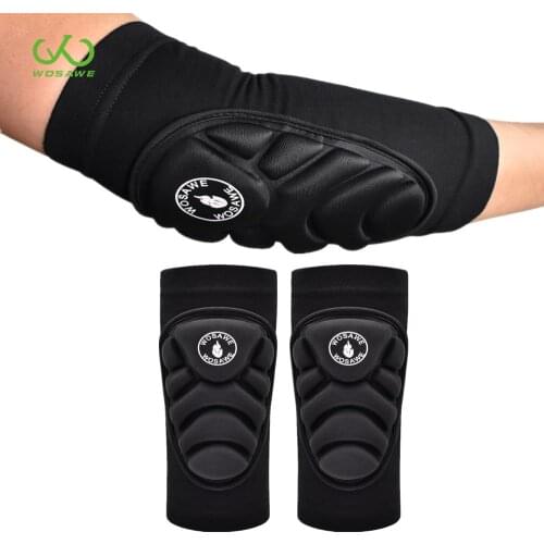 WOSAWE Soft Protection Motorcycle Knee Pads Adults Roller Hockey Ski Snowboard Volleyball Dancing Elbow Brace Protective Gear
