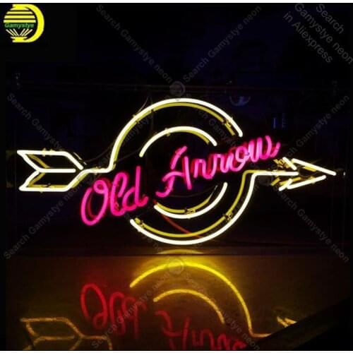 Neon Sign for Old Arrow neon Light Sign decorate Windower Store Display Beer Express Neon Light up wall sign Handicraft Store