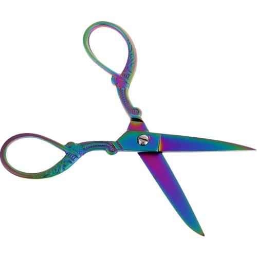 Stainless Steel Tailor Sewing Scissors Shears DIY Tools multicolour