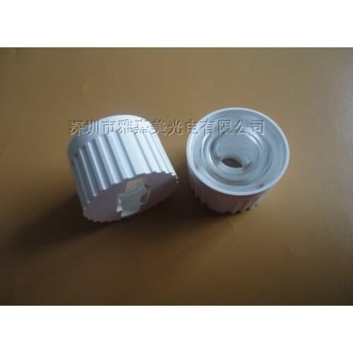 Belt base-CREE lens 21.6mm 60 degrees lenses CREE XLamp XR-E LED lens 1W 3W Reflector Collimator (20 pieces/lot)