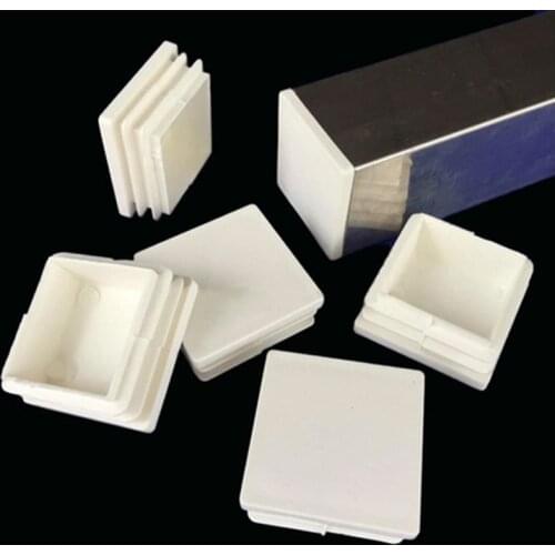 MroMax Top Quality Stair Guardrail Post Cover Plastic 40*40/38*38/50*50/60*60mm Square Plug Post End Caps Guardrail Tube 8/20pcs
