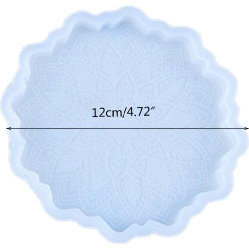 Crystal Epoxy Resin Mold Sunflower Coaster Silicone Mould DIY Crafts Cup Mat Pad Making Tool