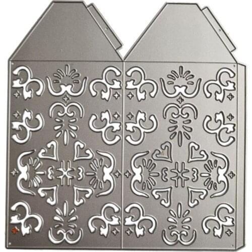 Hollow Box Metal Cutting Dies Stencil Scrapbooking DIY Album Stamp PaperEmboss 95AA