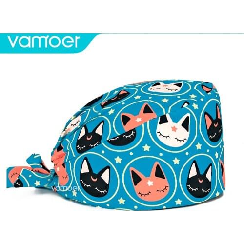 Nurse hat With sweat towel scrub hats nurse uniform scrub cap women and man lab nursing hat Working Hat One Size Multi Color