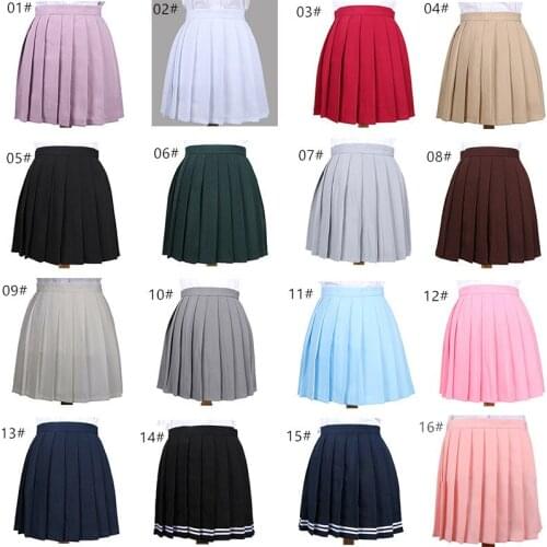 Richkeda Store New2021 School Dresses Japanese Korean Version Students Cosplay Anime Pleated Skirt Jk Uniforms Sailor Suit Short