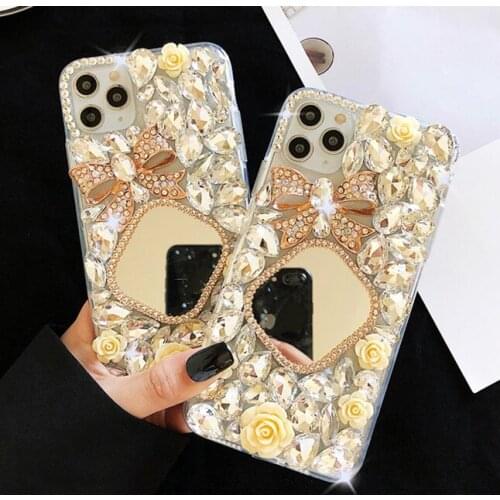 Sunjolly for Samsung Galaxy Note 20 Case Note 8 Note 9 Note 10 Plus Lite Note 20 Ultra Phone Case Diamond Cover coque