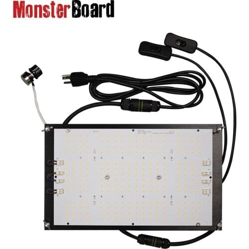 Led Geeklight 120W led grow light full spectrum 3500K mix UV IR light lm301h quantum brite bar with high Emerson Effect grow lig