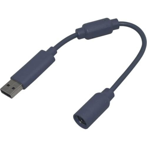 USB Breakaway Cable Break off Cable With Filter For Xbox 360 Gray