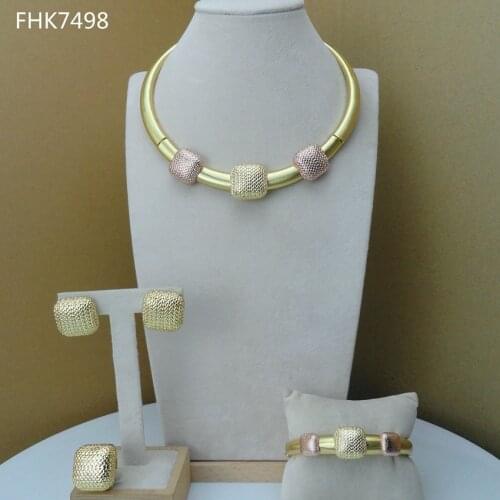 Yuminglai Fashion Elegant Design Luxury Costume Dubai Women Jewelry Sets FHK9060