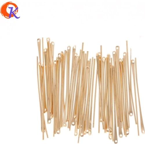 Cordial Design 100Pcs 43mm Jewelry Accessories/Copper Material/Gold Connectors Stick/Earrings Base/Hand Made/Earrings Finding