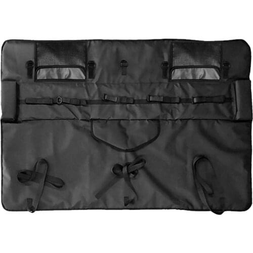 Bike Tailgate Cover Protection Pad Mountain Bike Pick-up Pad With 5 Bicycles Capacity Fixing Straps For Truck Bike Accessories