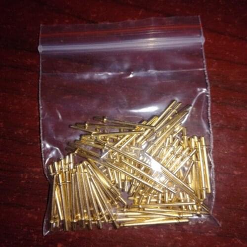 100pcs module power supply pins 1.0mm*15mm *2mm *2.5mm golded pins