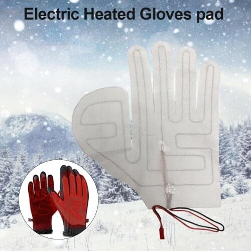 1pcs Gloves Heating Sheet Lithium Battery Power Supply 3-Speed Temperature Adjustable Heating Sheet Pad For Winter 3.7V