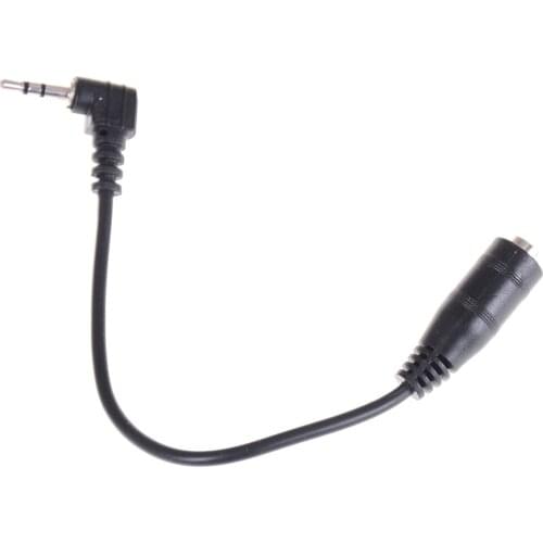 2.5mm Male To 3.5mm Female Audio Stereo Headphone Earphone Converter Adapter