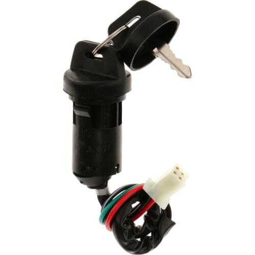 2 Pieces Ignition Key Switch Vehicle Electronics Waterproof Ignition Switch Set