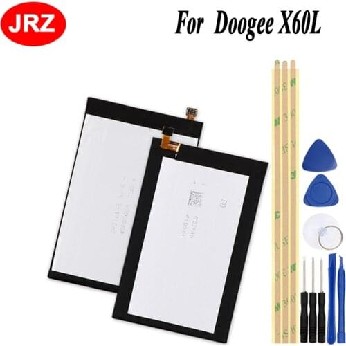 JRZ For Doogee X60L Phone Battery 3300mAh Hight Capacity 3.8V Top Quality Replacement Batteries+tools