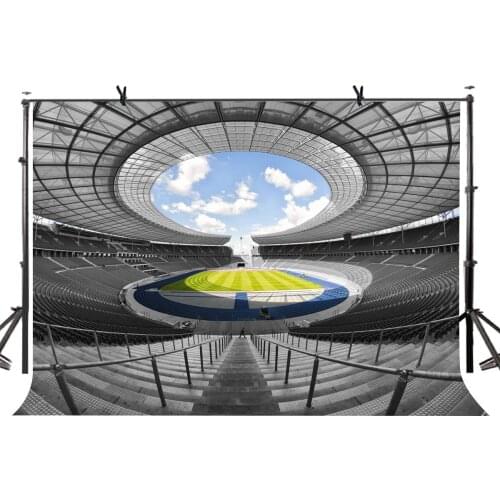 150x220cm Football Field Backdrop European Luxury Football Stadium Photography Background for Camera Photo Props