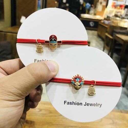 Hande Made Facial Makeup Hair Band 2021 Chinese New Style Hair Band Bracelet Hair Rope Hair Rings Hair Accessories