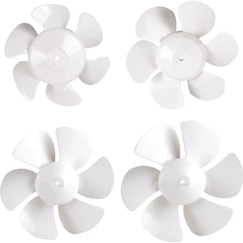 RV Vent Fan Blade White 6" 8" 10" 12" Replacement Fan Blade Round Bore RV Fan Blades for Bathroom Roof Vent Range Hood