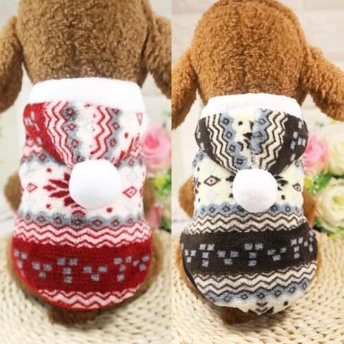 Cute Pet Dog Clothes Winter Warm Soft Fleece Costume Puppy Coat Outfit For Dog Clothes For Small Dogs Cute Pet Clothing Hoodie