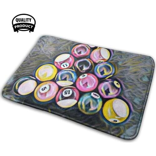 Billiards Soft House Family Anti-Slip Mat Rug Carpet Billiards Pool Play Fun Games Cool