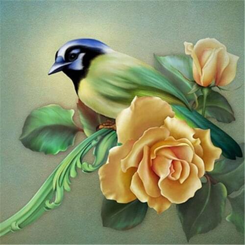 Bird Animal Flower DIY Embroidery Cross Stitch 11CT Kits Craft Needlework Set Cotton Thread Printed Canvas Home Sale