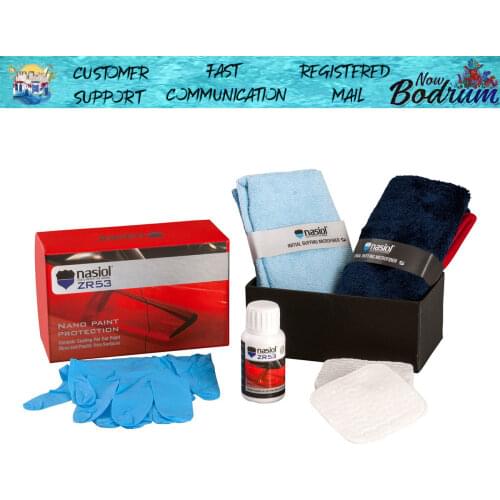 Nasiol ZR53 car Nano ceramic paint protection establishes applied surface with permanent bond and becomes a part