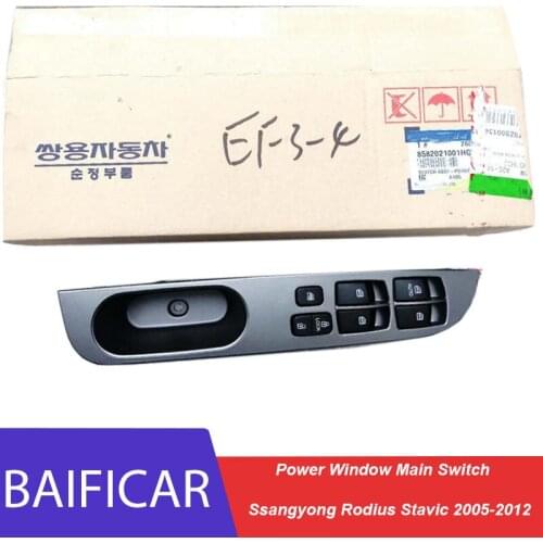 Baificar Brand New Genuine Power Window Main Switch 8582021001HCJ For Ssangyong Rodius Stavic 2005-2012