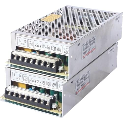 120W Q-120C 5V 15V -5V -15Vquad output power supply Q-120D 5V 12V 24V -12V ac dc converter good quality Q-120B