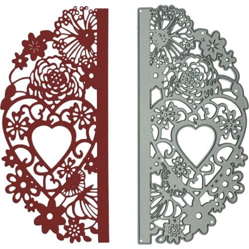 Large Size Flower Rose Pattern Cutting Dies Scrapbooking Paper Metal Cutter For DIY Handcraft Card Edge Decorating Craft