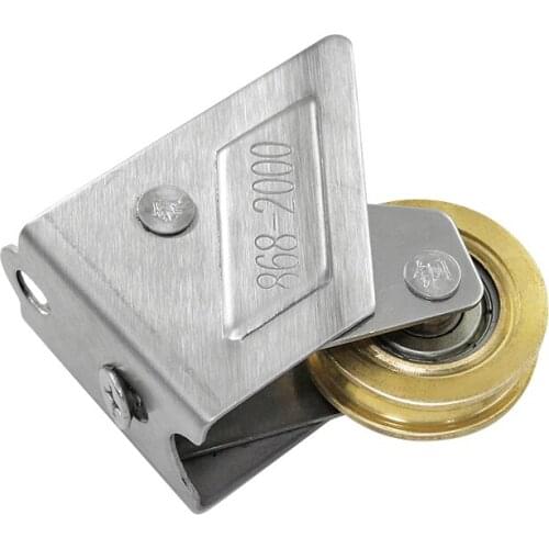 2001/868-type window roller sliding door plastic steel window pulley Aluminum alloy windows wheel mute brass roller hardware