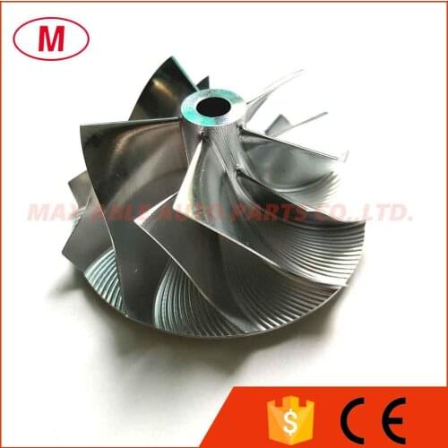 RHF5HB 93844S 47.20/60.00mm 5+5 blades High Performance Turbo Billet compressor wheel/Aluminum 2618/Milling wheel for EJ20 VF22