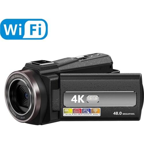 Video Camera 4k HD Digital Camera WiFi Handheld Photography Remote Control Touch Screen Camcorder 48MP 3.0 Screen Infrared Night