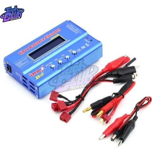 6A Battery Lipro Balance Charger iMAX B6 charger Lipro Digital Balance Charger 12vPower Adapter Charging Cables