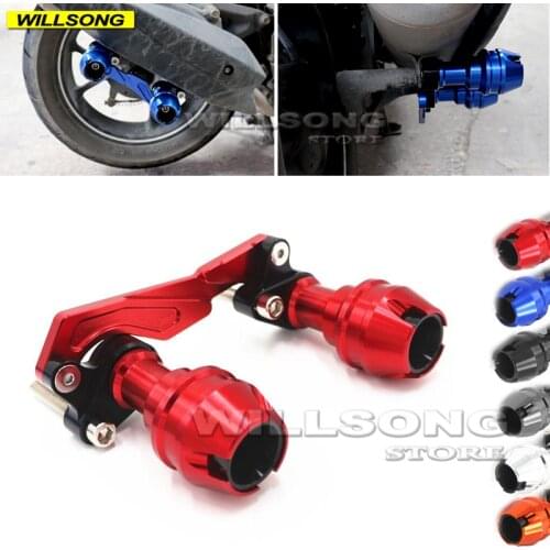 Exhaust Pipe Crash Protector Muffler Frame Slider For HONDA FORZA 125/250/300 ADV150 XADV150 PCX 125/150 Motorcycle Accessories