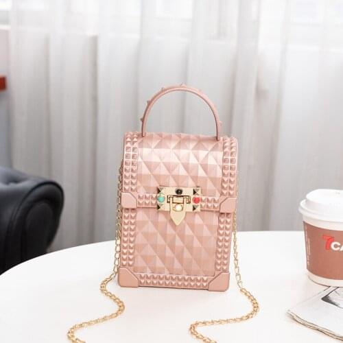 2021 PU Leather Women Bag Mobile Phone Bag Fashion Shoulder Bag Female Small Handbag Chains Crossbody Bag For Lady Purse Pocket