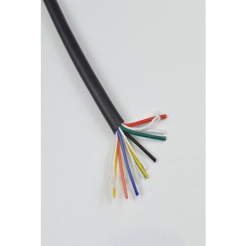 1/2M 6 core 7 core 9 core 10 core 0.5MM TRVV High flexible pvc jacket oil resistance unshielded towline cable for chain systerm