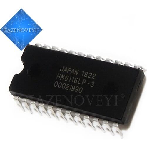 1pcs/lot HM6116LP-3 HM6116LP HM6116 6116 DIP-24 new original In Stock