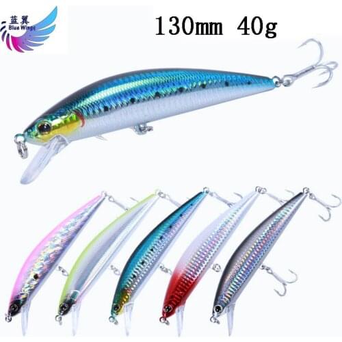 1PCS 40g130mm Fishing Lure Minnow Hard Platic fishing lures big game Bait Pesca Artificial Lure iscas Artificiais Wobbler
