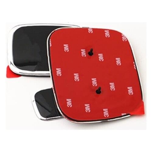 Black Silver Red H logo car Steering Wheel Sticker Front Head Hood Bonnet Rear Tail Bumper Trunk Boot Mark Emblem Badge styling