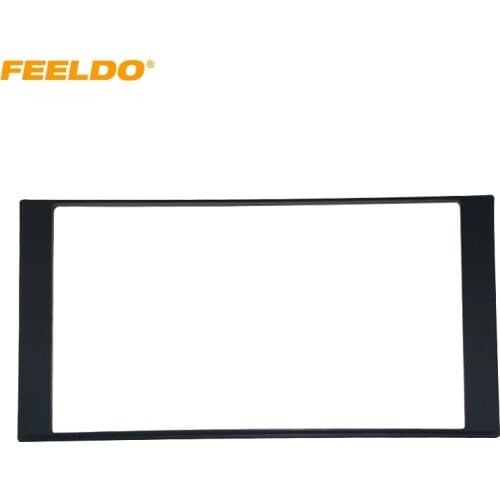 FEELDO 2Din Car Refitting DVD frame,DVD panel,Dash Kit,Audio frame for Nissan LIVINA/Sunny(N17)Almera/Versa/Renault Scala/Latio