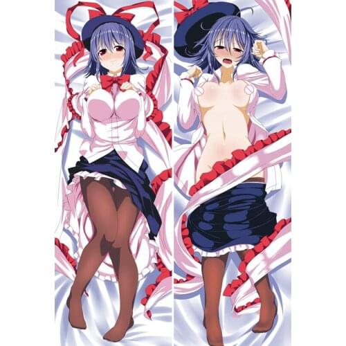 Hot Japanese Anime Hugging Pillow Cover Case Pillowcases Decorative Pillows Double-Sided 2Way 50X160CM TouHou Project Nagae Iku