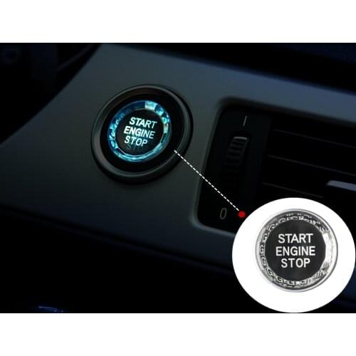 For BMW X5 E70 X6 E71 Z4 E89 3 5Series E90 E60 Engine START STOP Button Replace Cover Switch Key Crystal Diamond Car Accessories