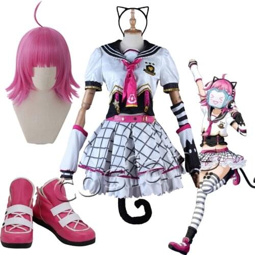 Love Live! Nijigasaki High School Idol Club Tennouji Rina Dress Uniform Outfit Anime Cosplay Costumes Tennouji Rina Cosplay Wig