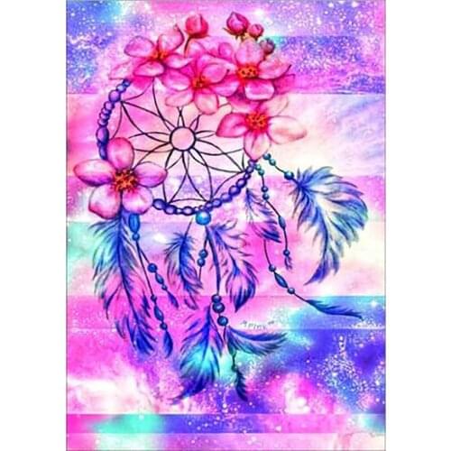 Dream Catcher Religion Printed Fabric 11CT Cross Stitch Complete Kit Embroidery DMC Threads Handiwork work Painting Design