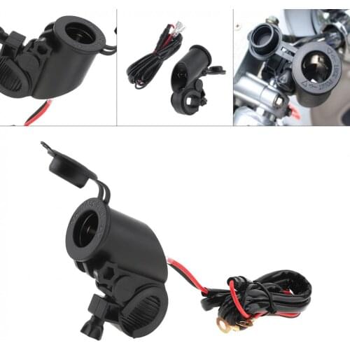 Motorcycle Chargers Black 12V to 5V Faucet Car Phone Charger for Motorcycle Universal Stainless steel plug