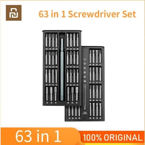 63 in 1 Precision Screwdriver Set Not Xiaomi Screwdriver Tool Kit Magnetic Bits Mobile Phone Repair Screwdrive For Smart Home