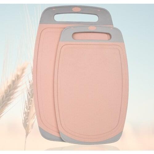 NEW 2 Size set 1 Plastic Cutting with food fruit grade Mat Non-Slip Cooking Chopping Blocks Kitchen Accessories Cutting Board