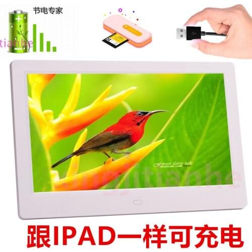 NEW Battery 10 inch Screen Digital Photo Frame HD 1024x600 LED Backlight Full Function Picture Video Electronic Album baby Gift