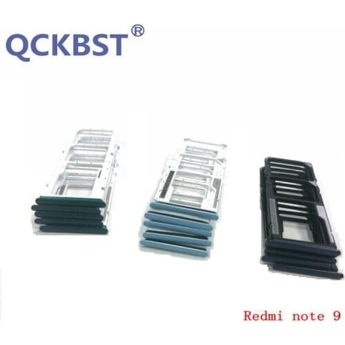 New Sim Card Slot Tray Holder Adapter Parts For Xiaomi Redmi note 9 SIM Needle feeding